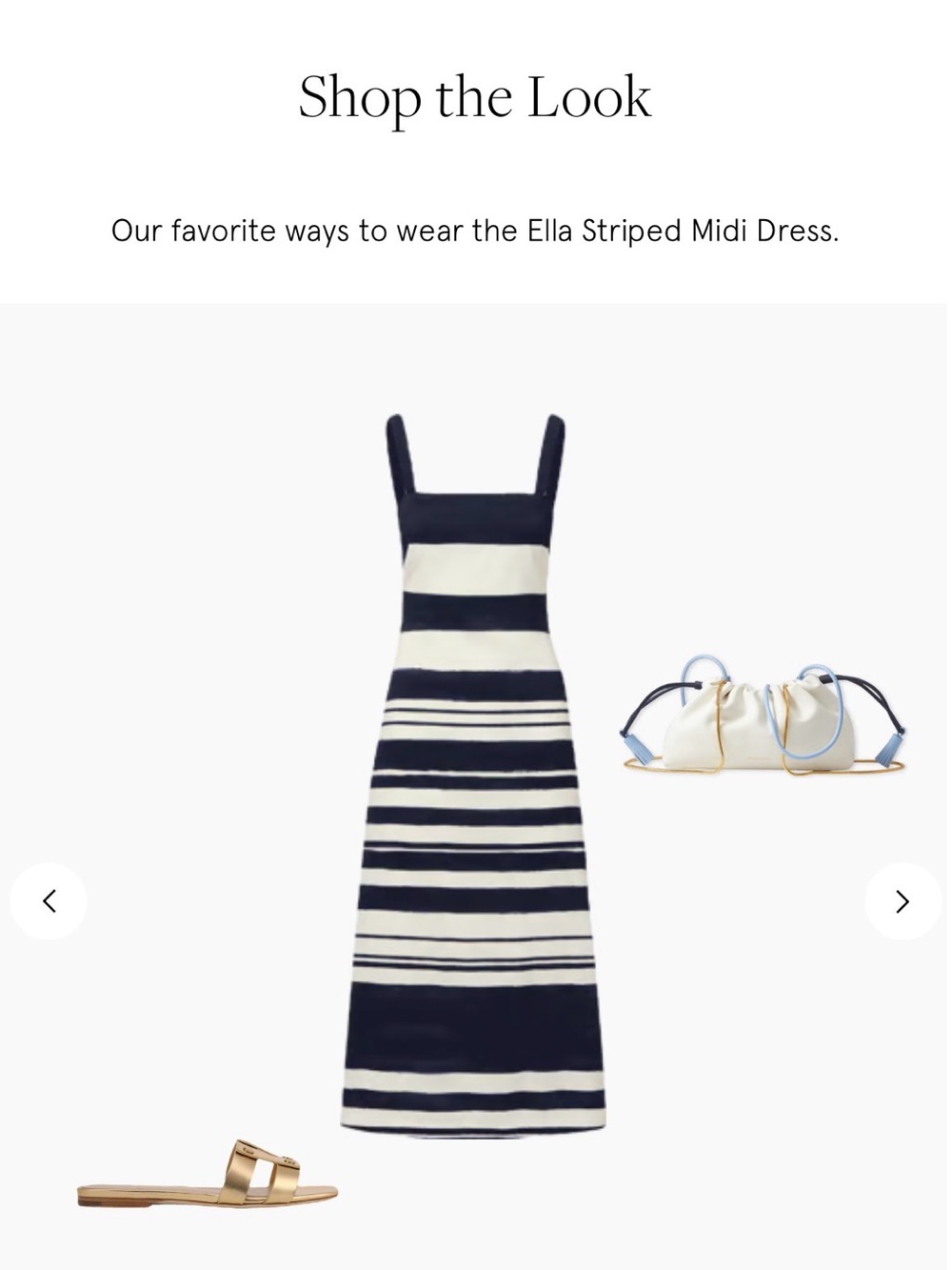 Veronica Beard Ella Striped Midi Dress - Picture 9 of 14